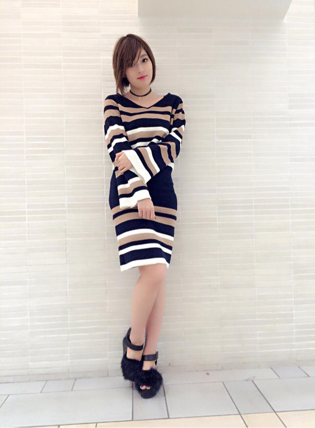 ボーダーニットセットアップ♡Misaki