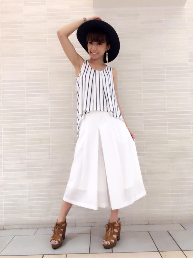爽やかストライプ♡夏コーデ✎SHINON