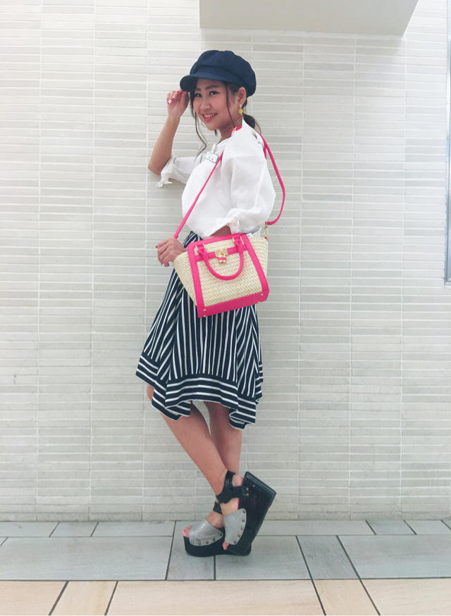 人気のマリンコーデに、ワンポイントのオススメ新作♡アクセントに♡♡ERIKAと富士急...✌︎ななみん