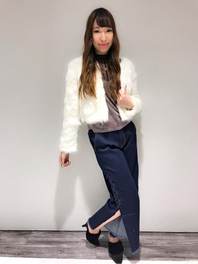 まいやん着用♡もこもこコート♡