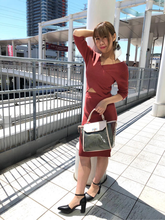 ♡o｡+..:*女性らしさ満点♡o｡+..:*カシュクールニットセットアップ！！ mai