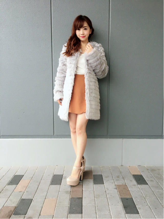 ♡おすすめ♡段々ファーコート♡HITOMI♡