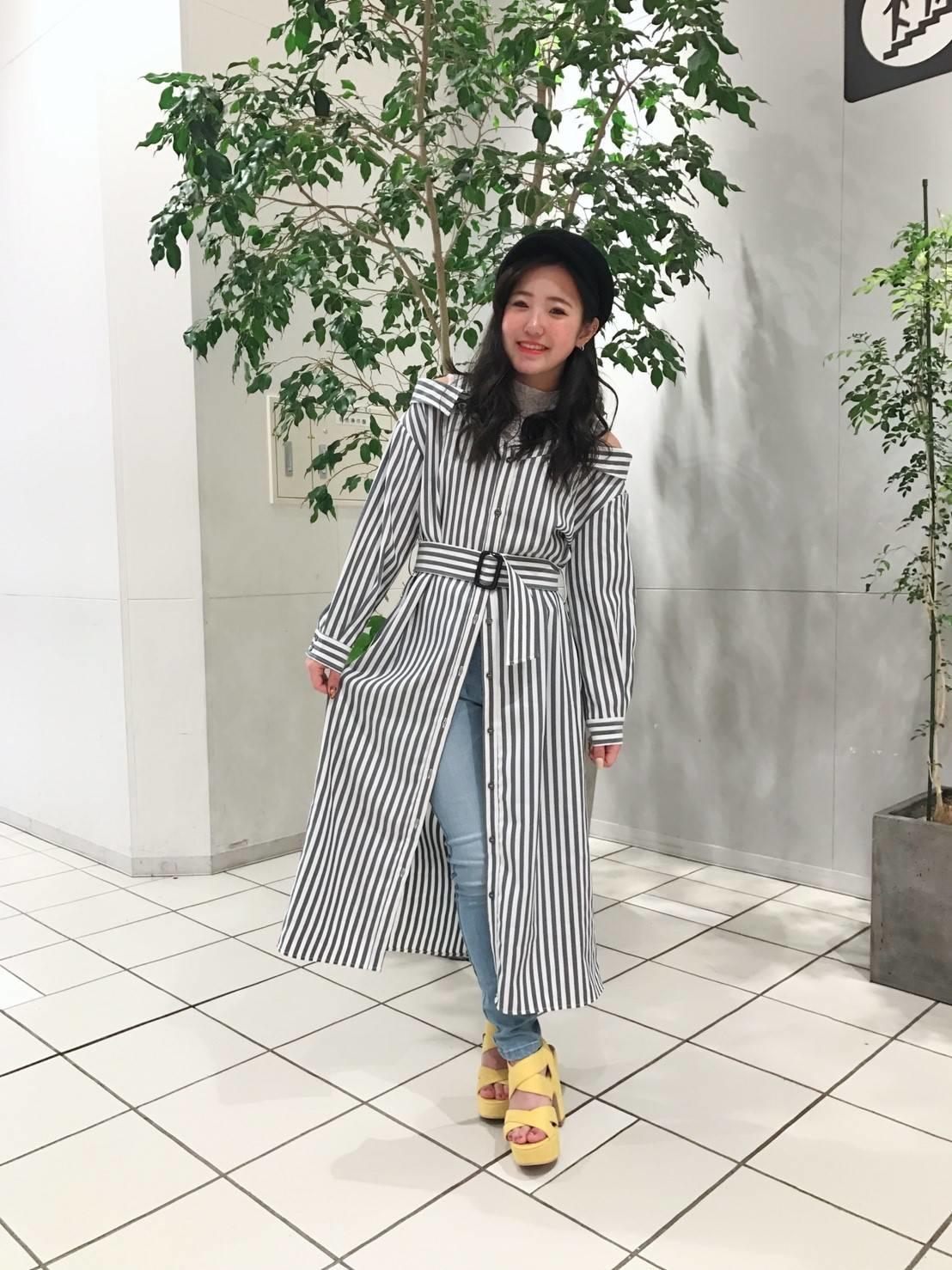 ♡オフショルロングシャツ♡HITOMI♡