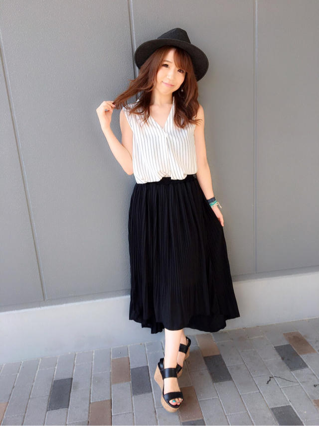 大人レディなcoord♡ノースリスキッパーシャツ♡sakura
