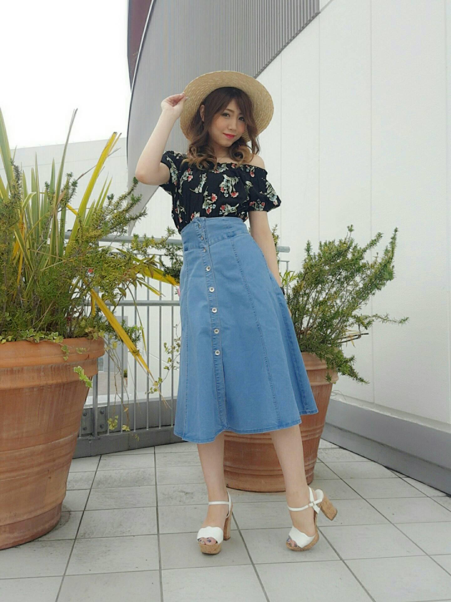 ♡ハイウエストスカートコーデ♡HITOMI♡