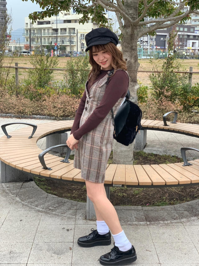 ♡オフショルインナー付きジャンスカset♡RINA