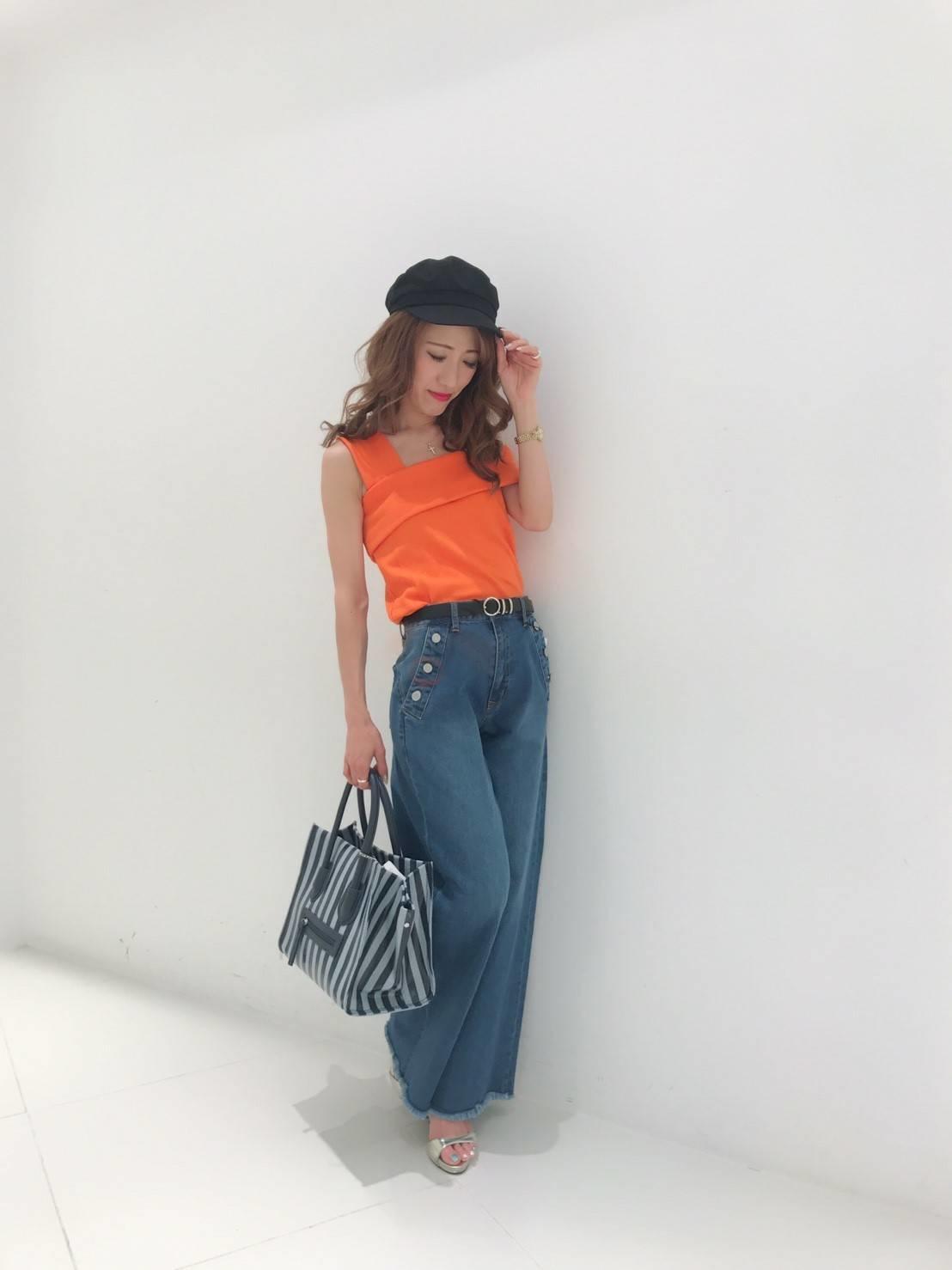 ꫛꫀꪝ✧‧˚今季最大トレンド♡!!ワンショルダートップス*°MAHO