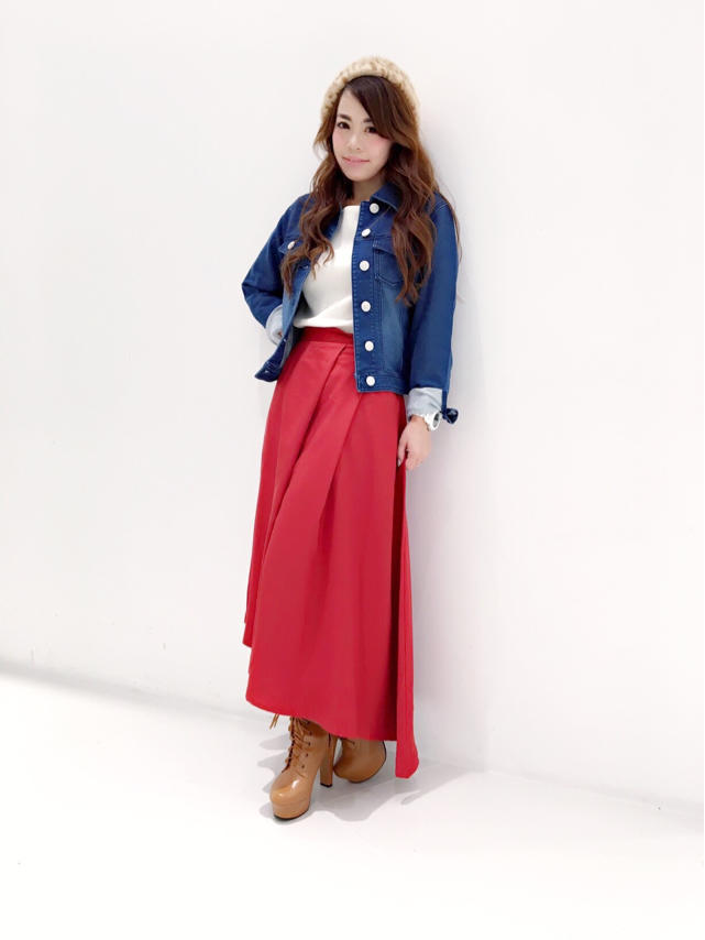 アシンメトリーskirt code♡new nail✧*｡いくみ