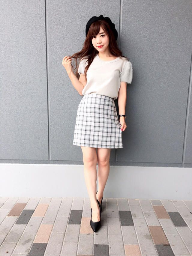 フワフワ袖でモテ系コーデ♡ハワイアンevent♥いくみ