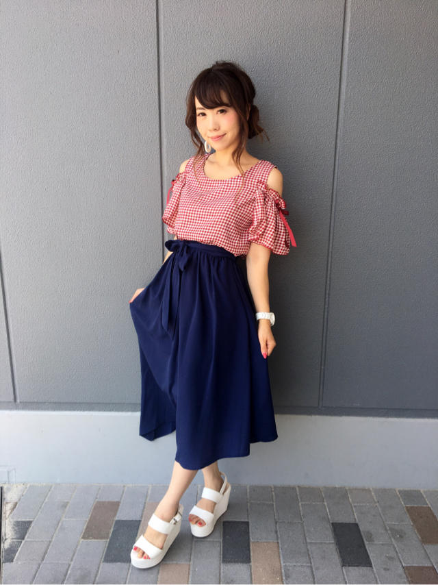 大人可愛く‥♡ギンガムcode♥lunchbox♡いくみ
