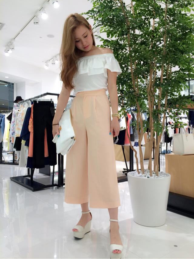 新作ワイドパンツ♡みれい（＾ω＾）