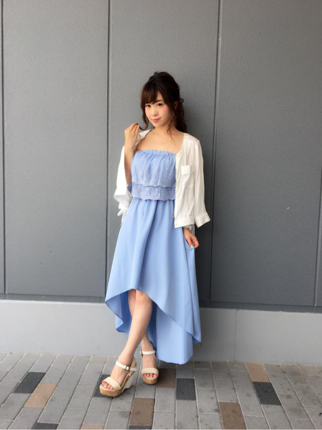 モテ系フィッシュテールベアワンピ♡我が家の父の日♥いくみ