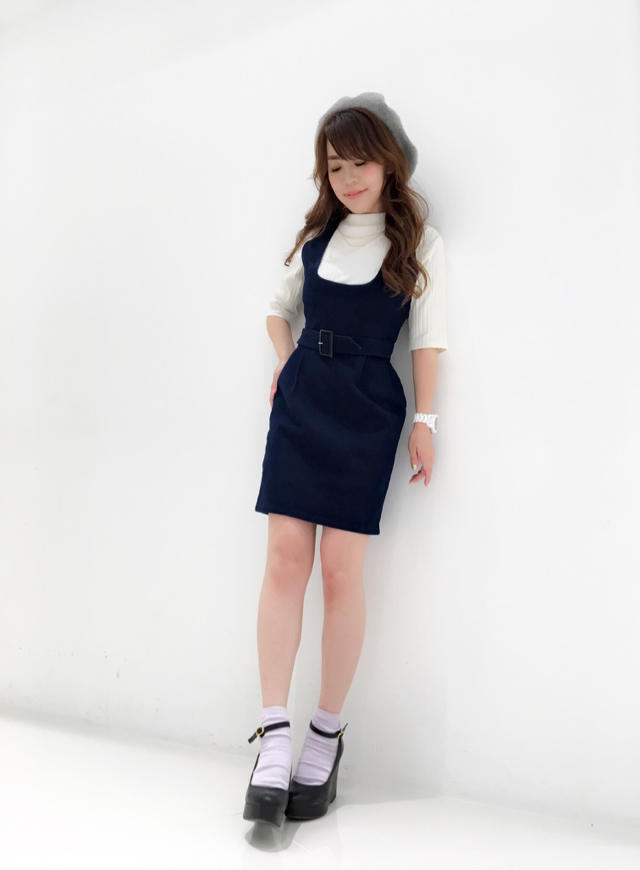 デニムタイトOP♡ﾌﾟﾁHAPPY*.+ﾟいくみ