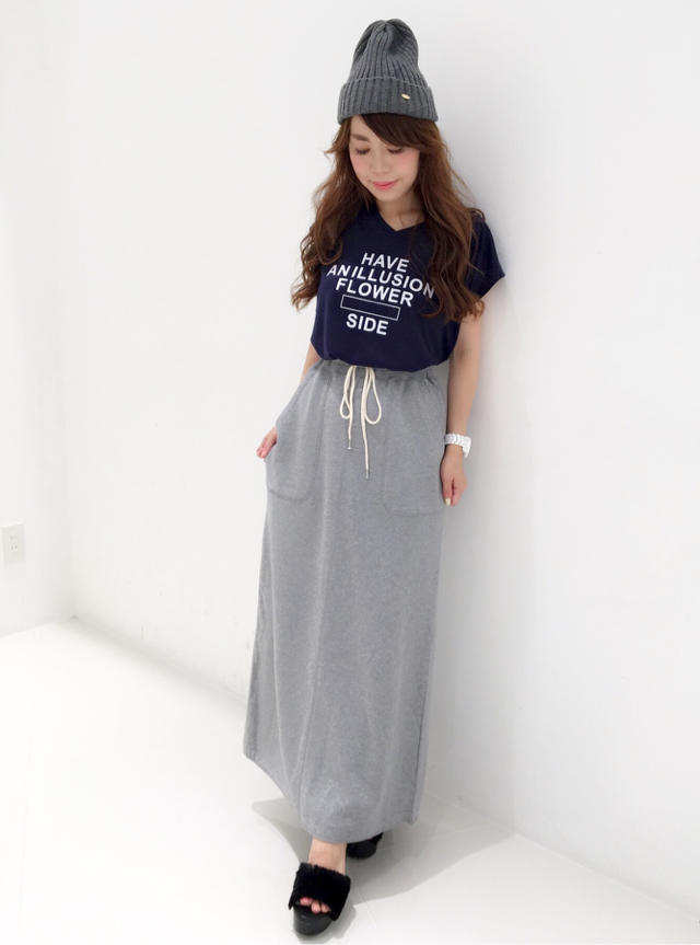 マキシ丈コーデ♡*お気に入りの〇〇:*♡ことね