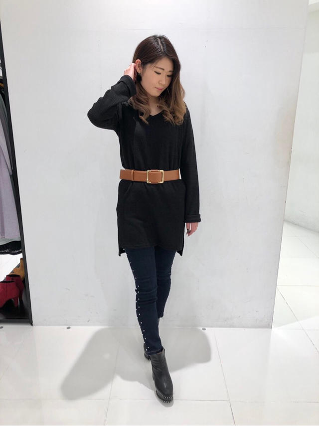 シンプル可愛い♡リブカットチュニック♡fu_na