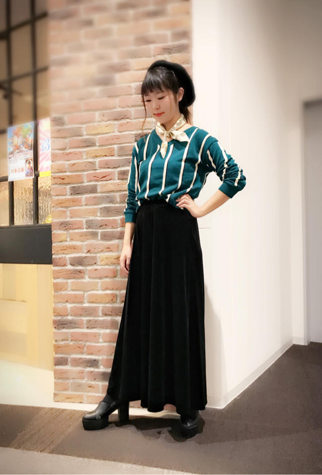 レトロ風コーディネート♡あやか