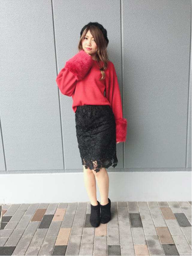 LOOKBOOK白石麻衣着用!!ファー付プルオーバーニット♡プチプラコーデ。* ゜.MAHO