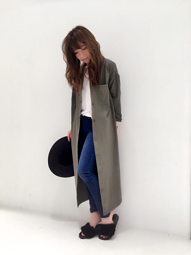 ロングシャツコーデ☆*。ことね