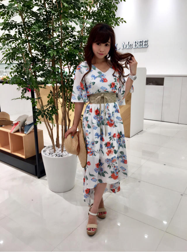 花柄がとってもキュート！新作ワンピース♡sakura