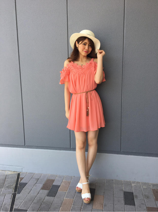 白石麻衣ちゃん着用！レースギャザーワンピース♡ご報告♡sakura