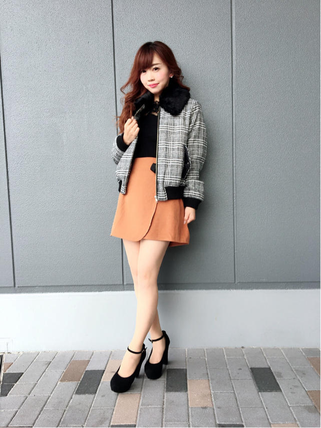 new!!フェイクファー取り外し2wayブルゾン♡゜:。* ゜.MAHO