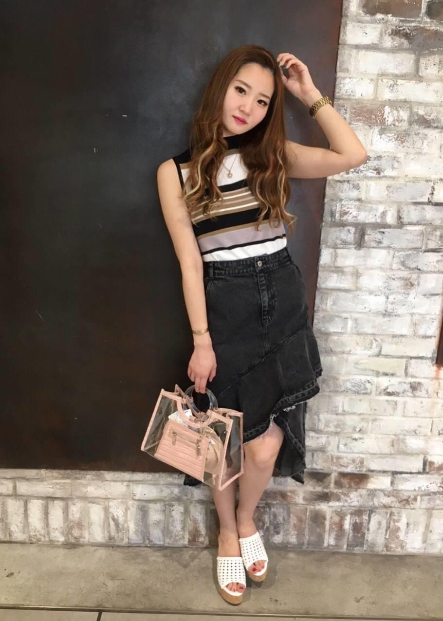 大人気マルチボーダーニット☆haruna