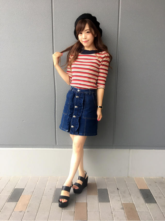 いくみ店頭コーデ☆念願のホヌッピーと‥♡いくみ