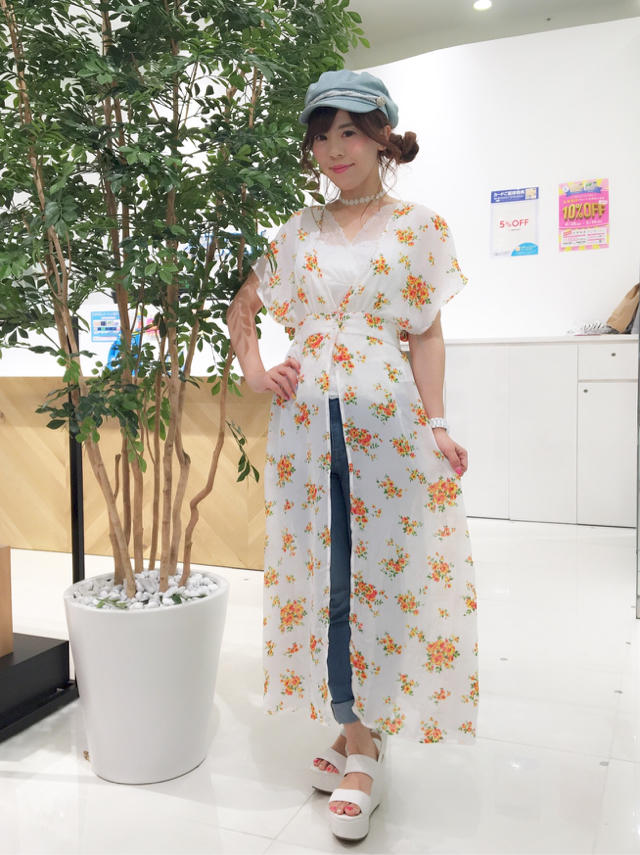 花柄ガウン♡sakura
