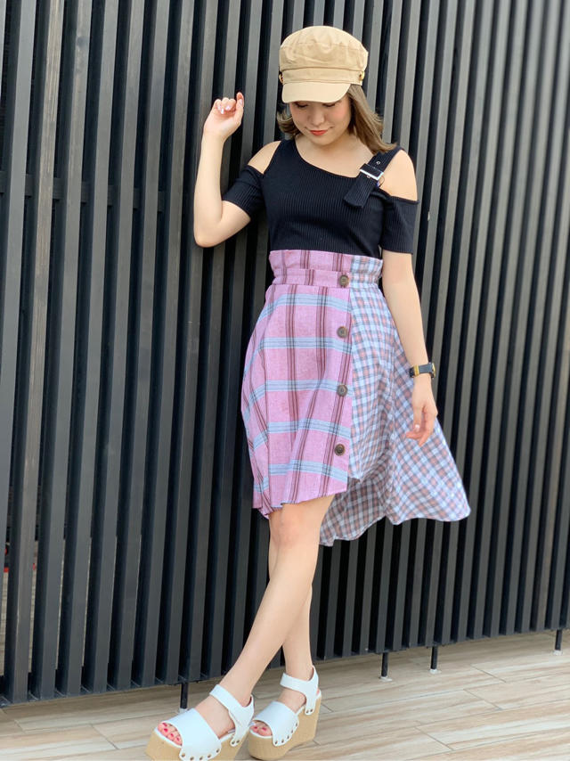 cuteなワンショルワンピース(๑•ω•๑)♡ mai