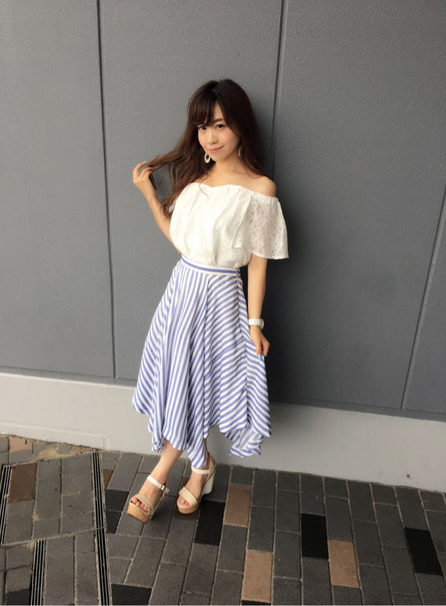 大人気イレヘムスカートcode♡new NAIL♥いくみ