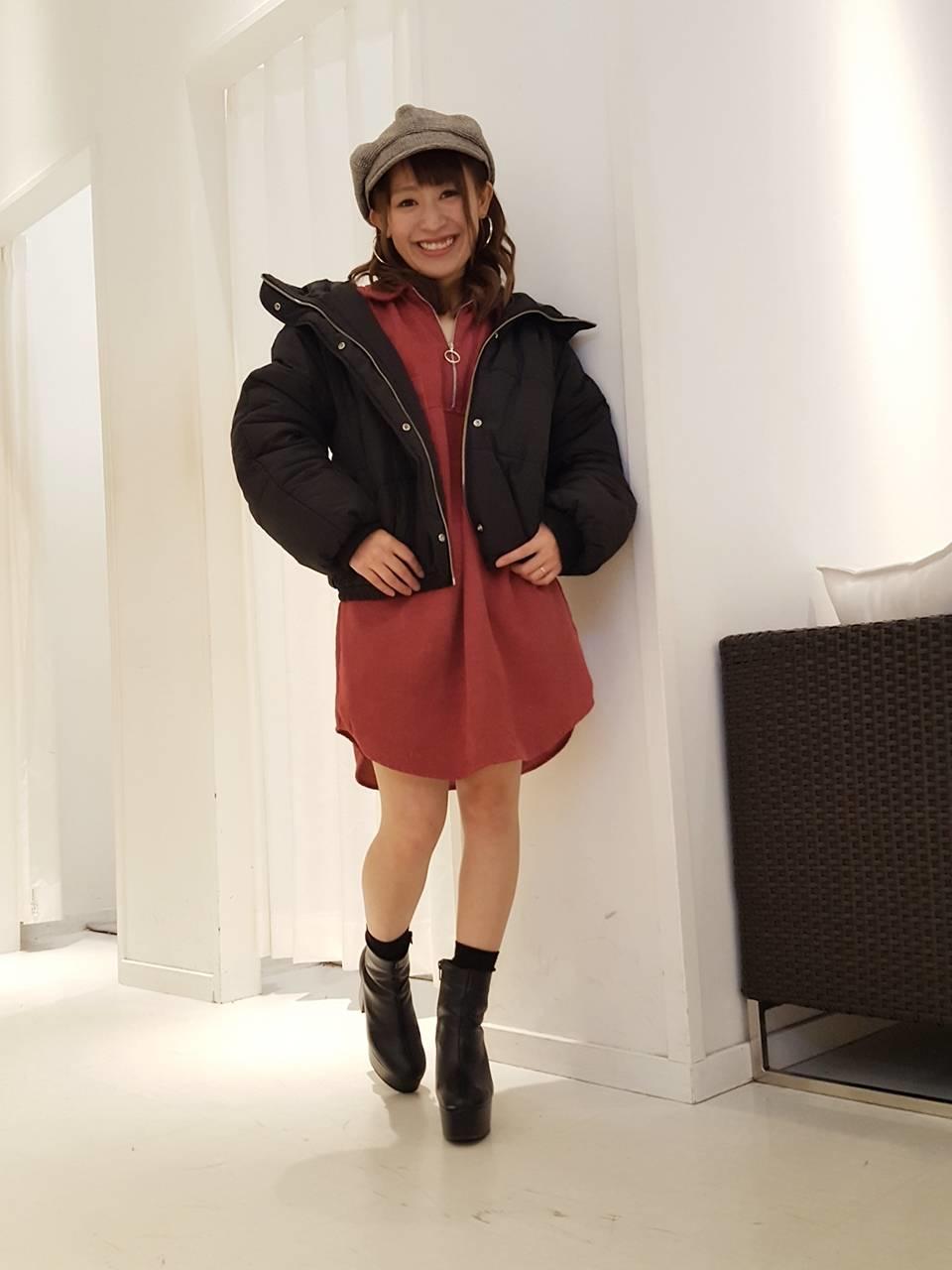 コーデュロイシャツワンピース☆