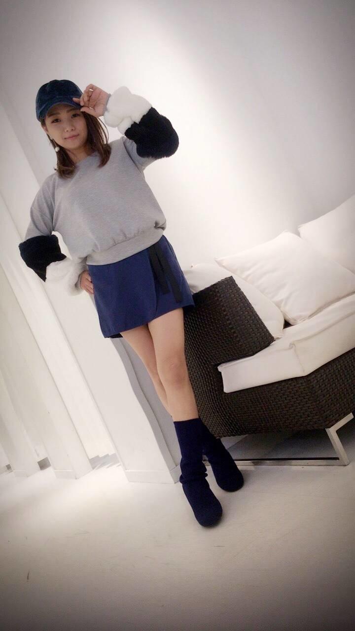 3段袖ファースウェット♪