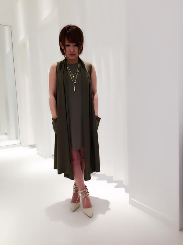 INタンク付きロングジレ新入荷♪