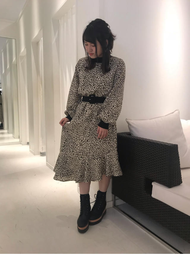 レオパード柄ワンピコーデ☆彡