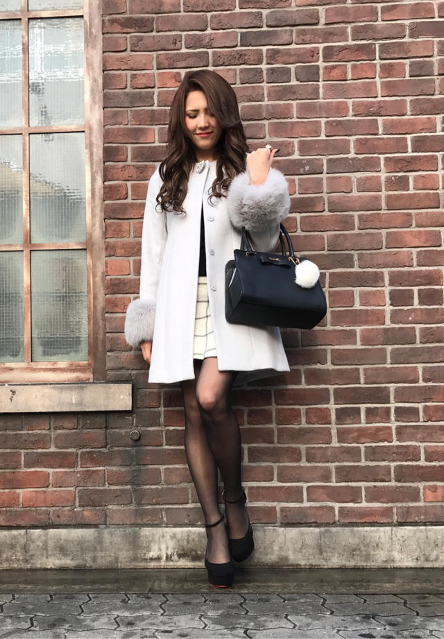 【新作】ノーカラービジュ付きアウター❤エレガンス好きさん必見♡ナナ