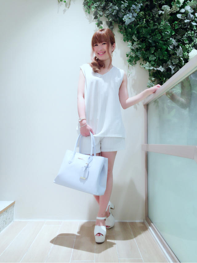 ストライプのセットアップ♡SUMMER SALEまで後2日♡