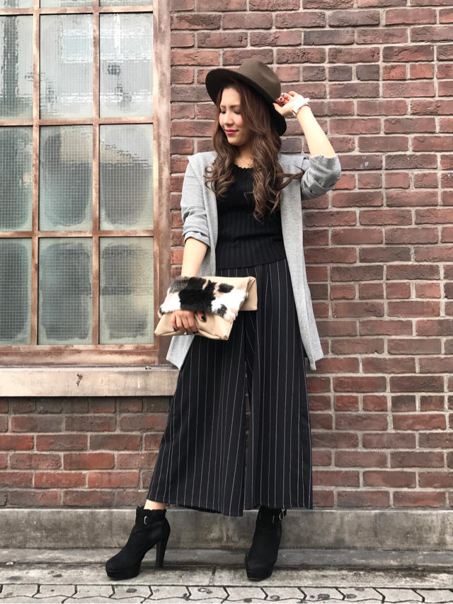 ルーズな合わせ方で今年らしいコーデ♡ラフなファッションなのにオシャレ❤お久しぶりのお客様♡《ナナ》
