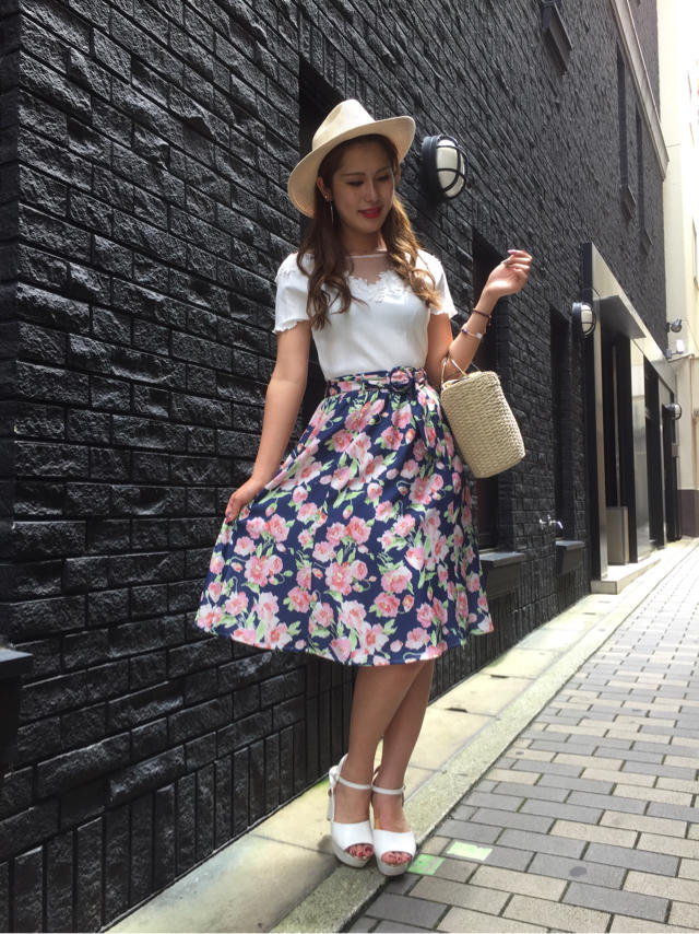 春夏にぴったりの花柄CODE♡♡スタッフオフショット☆☆