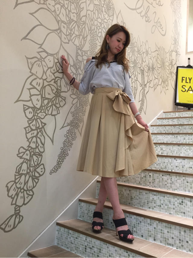心斎橋店大人気トップス着回し×新作スカート♡♡
