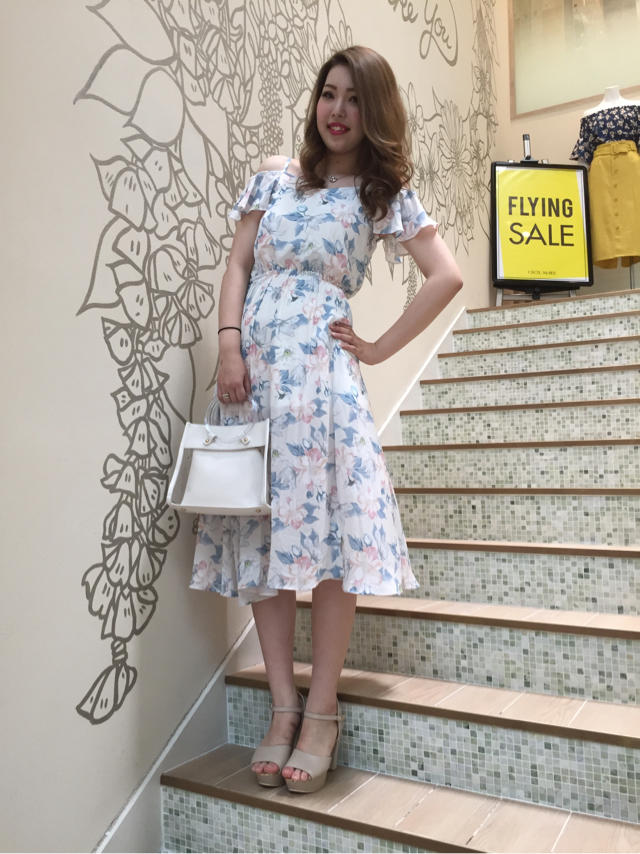 ViVi掲載商品！！花柄マキシワンピースが新作入荷★★プライベート写真♡♡