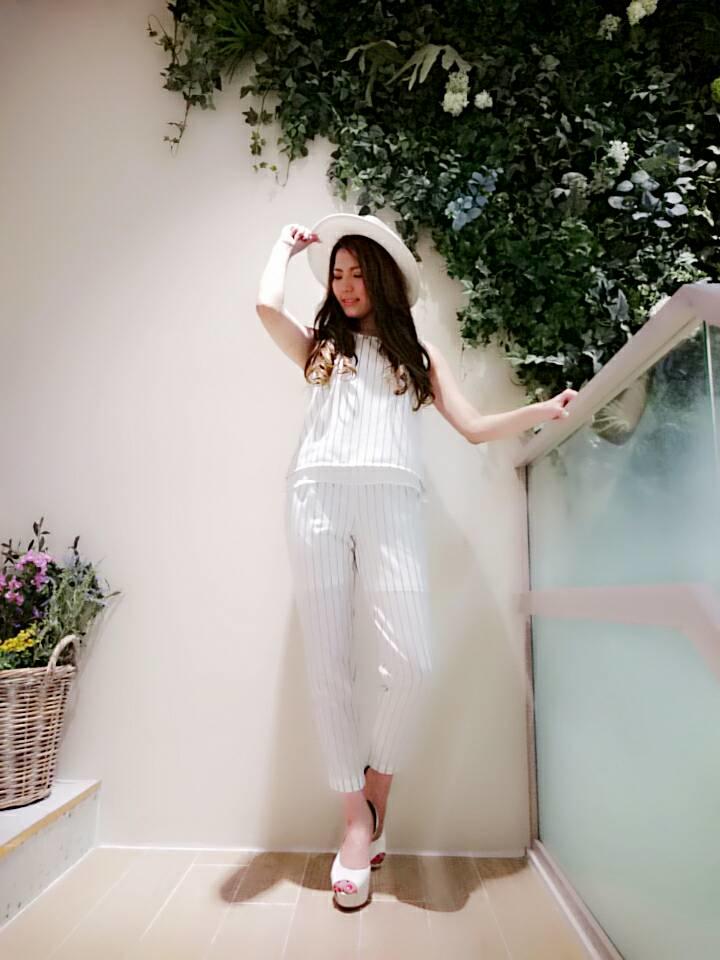 大人気♥楽チンでお洒落なストライプセットアップ☆着まわしも抜群✨ナナ