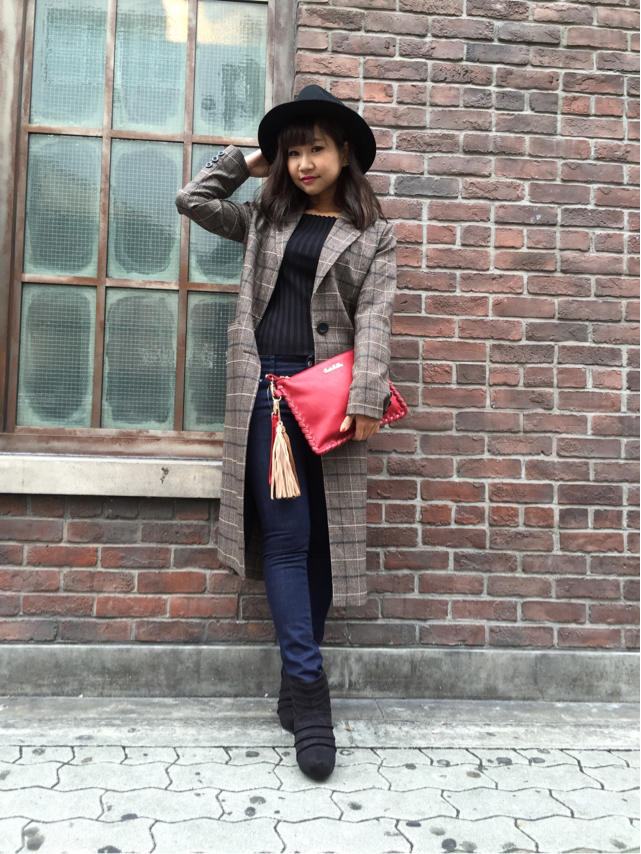 【PRESS掲載】グレンチェックチェスターコート♡まみたす