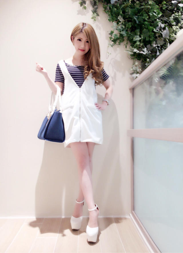 新作♡インナー付き♡ワンピース♡ビジュー♡着まわし♡劇的before after♡岡ちゃん