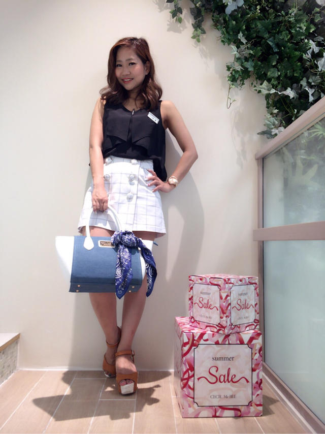 New FACE☆初めまして♡♡ななみんの店頭コーデ(＊˙︶˙＊)♡