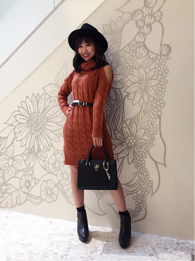 ✩new✩肩出しニットチュニック♡明日より、ニットご購入で、、♡おもしろ4コマ画像でご紹介♡まみたす