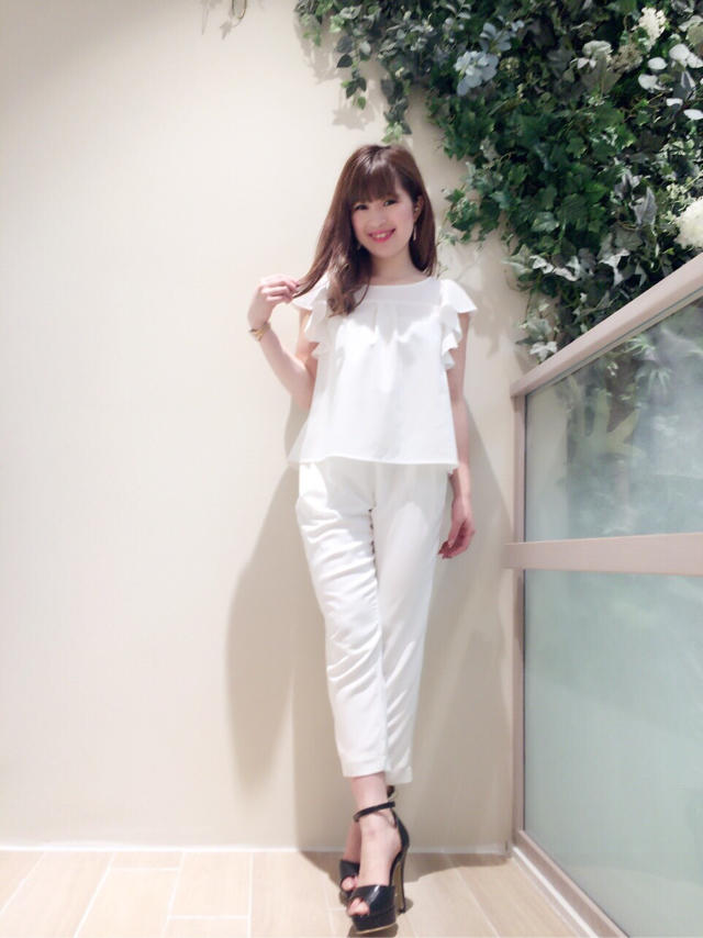 大人気！バックレースセットアップ♡大人気コーナー対象商品、スタッフ着用写真♡まみたす