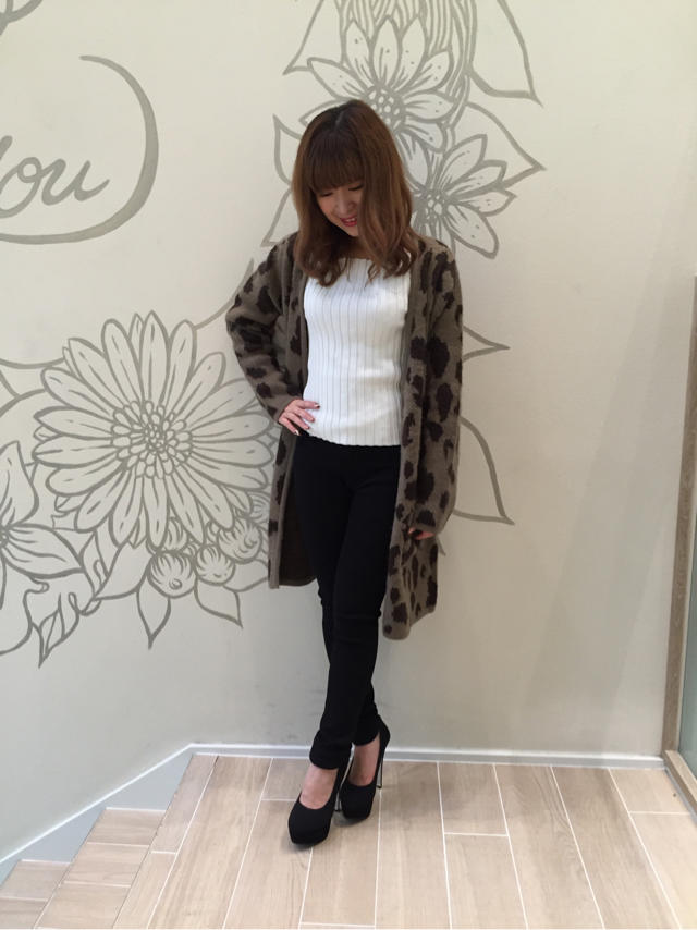 【PRESS掲載】レオパード柄カーディガン♡まみたす最後のブログ!?♡off shot♡まみたす