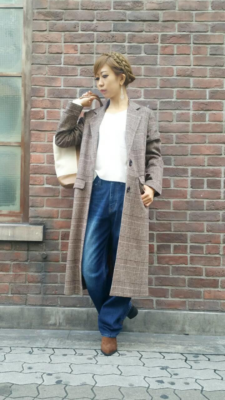 ▼大人気！チェスターコートを使ったcoordinate▼ELLE