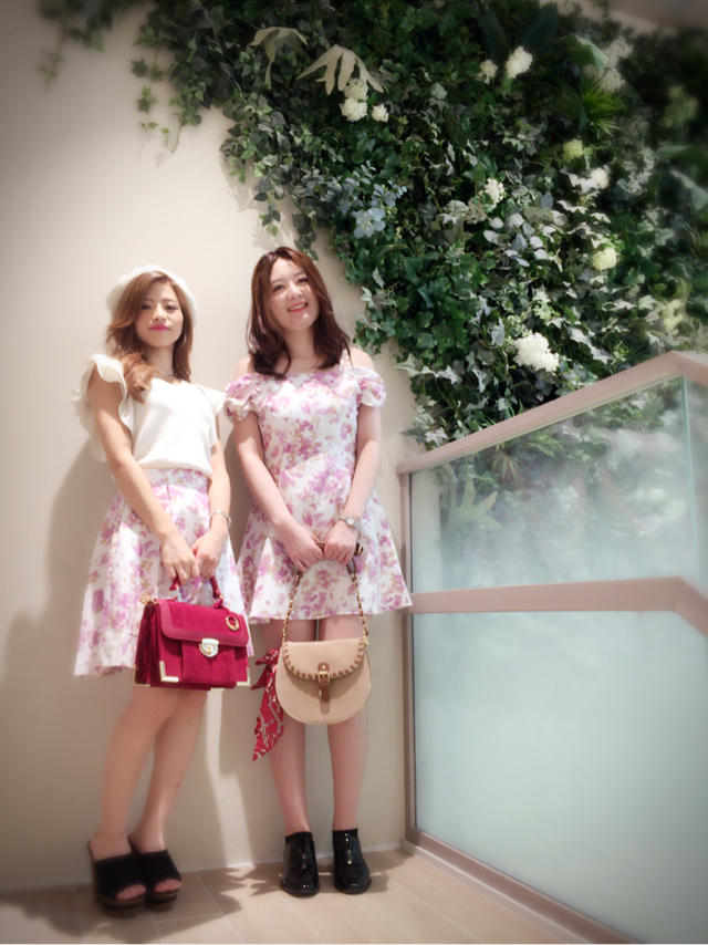 エレガンスcode♡花柄♡ワンピース、スカートお揃code♡