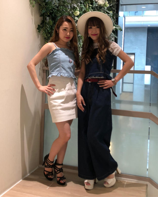 大人気デニムセットアップ♡♡着回しcode☆ありさりなのオフショット♪